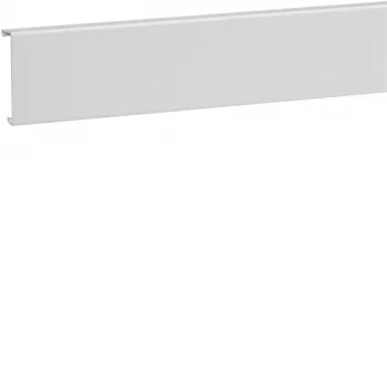 Hager SL2008029016 Tapa para canal zócalo, PVC, 20x80 mm, blanco tráfico