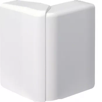 Hager esquina exterior SL2008039016 20x80mm blanco tráfico (RAL 9016) para canaleta Tehalit SL
