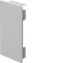 HAGER LF6011067035 pieza final libre de halógenos gris claro 60x110mm