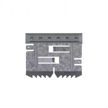 Hager BRS651309 Par de acoplamiento, eléctrico/mecánico, chapa de acero 65x130 mm