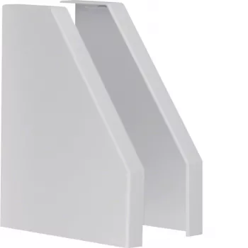 Hager tapa terminal para canaleta de cables RK 230 L 2320, gris claro, par