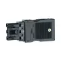 Hager G4703 Toma de entrada de 3 polos (Wago) para conductores de 1,5-2,5 mm², negro
