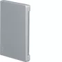HAGER pieza de cierre libre de halógenos BR 65x100mm ancho de tapa 80mm aluminio lacado (BR651006LAN)