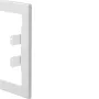 Hager BR65130W9016 tapa de conexión a pared acero BR/A/S 68x130 OT80mm blanco tráfico 1