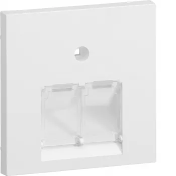 HAGER GZUAE2A9016 placa central UAE 2 tomas blanco polar