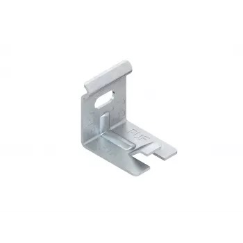 Niedax GTWAB 50 soporte de brazo para bandeja de rejilla, montaje en pared, 50 mm de altura, acero galvanizado en banda