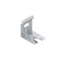 Niedax GTWAB 50 soporte de brazo para bandeja de rejilla, montaje en pared, 50 mm de altura, acero galvanizado en banda
