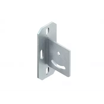 Niedax NIED placa de cabeza de tornillo horizontal KUGH50 galvanizada en caliente