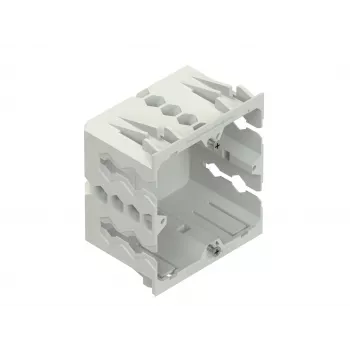 NIEDAX GDM 50-1 caja de instalación de aparatos de 1 elemento blanco puro RAL 9010 poliamida 50mm