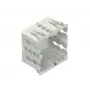 NIEDAX GDM 50-1 caja de instalación de aparatos de 1 elemento blanco puro RAL 9010 poliamida 50mm