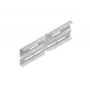 Niedax WSWV 105.390 conector angular para bandejas de cables, acero galvanizado en caliente, 105 mm de altura lateral, 390 mm de longitud de brazo