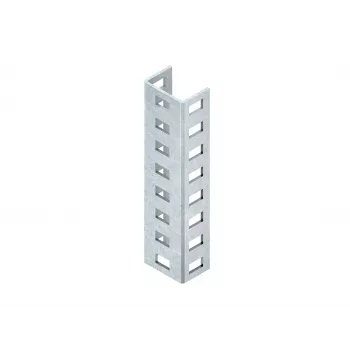 Niedax VB6040 Conector longitudinal 60 mm acero galvanizado en caliente