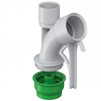 Kaiser Elektro Codo de tubo para pared y techo 1202-34 para tubo DIN EN 25 mm