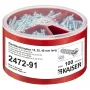 Caja organizadora de tornillos para dispositivos Kaiser Elektro 2472-91, 100 unidades por tamaño 3,2x15/25/40 mm