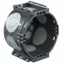 Kaiser Elektro ECON UP1 caja de mecanismos empotrable, hermética, 4x3 cúpulas roscadas, diámetro 60mm, profundidad 46mm, plástico libre de halógenos, IP20