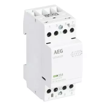BUSCH-JAEGER AEG contactor de instalación VI254006230V 25A 4 NO 230V AC