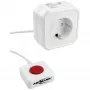 ANSMANN 1260-0002 regleta ahorradora de energía blanca con conector macho Schuko 1 ud.