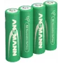 ANSMANN 4x pilas recargables AA 2800 mAh NiMH (Mignon) - 1322-0027