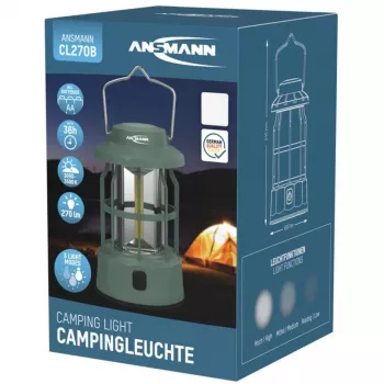 ANSMANN CL270B linterna de camping LED COB 270 lm