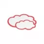 HOLTZ OFFICE SUPPORT magnetoplan tarjetas de moderación Cloud Large, 620 x 370 mm, blanco/rojo (111152004)