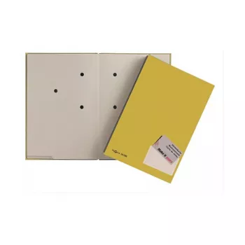 PAGNA Signature carpeta A4 amarilla 1 bolsillo portatarjetas de visita 240x310 mm