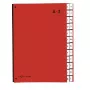 PAGNA organizador de escritorio 24 compartimentos - A4 - cartón - rojo - vertical - 340 mm - 35 mm