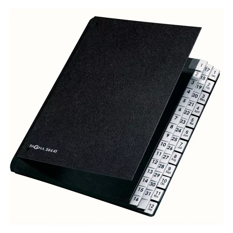 PAGNA Classic organizador de escritorio 44 compartimentos - A4 - negro - vertical - 265 x 55 x 340 mm