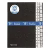 PAGNA Classic organizador de escritorio 44 compartimentos - A4 - negro - vertical - 265 x 55 x 340 mm