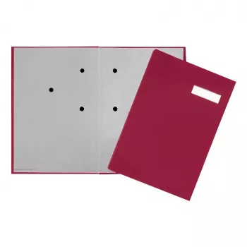 PAGNA Signature carpeta 20 compartimentos - A4 - cartón - rojo - blanco - vertical - 240 mm - 25 mm