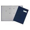 Pagna Classic archivador de palanca A4 80 mm azul forrado de tela