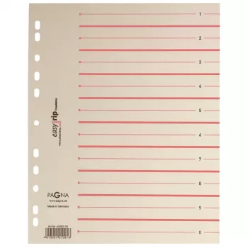 PAGNA 100 separadores Easy Rip A4 beige