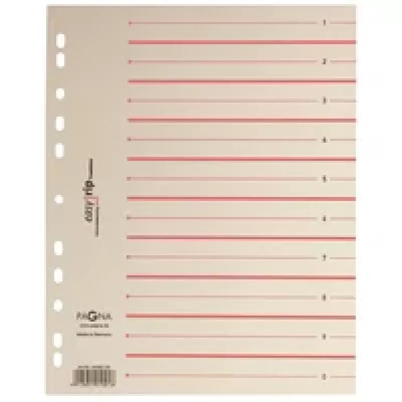 PAGNA 100 separadores Easy Rip A4 beige