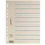 PAGNA Easy Rip separadores índice A4 100 hojas beige cartón perforado 4 agujeros 160 g/m²