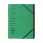 Pagna 40058-03 Carpeta organizadora A4, 7 compartimentos, verde