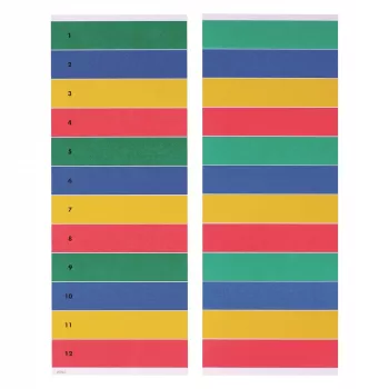 Pagna 24141-01 Carpeta organizadora A4, 12 compartimentos, rojo