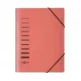 Pagna Carpeta organizadora 6 compartimentos rojo