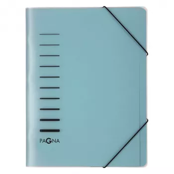 Pagna Carpeta de fuelle 6 compartimentos azul