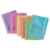 Pagna Carpeta de fuelle 6 compartimentos azul