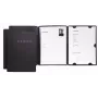 PAGNA Carpeta de presentación A4 cartón negro vertical pack de 3