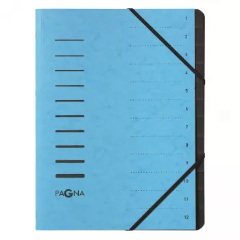 Pagna 40059-18 Carpeta de archivo A4 azul con banda elástica 245 mm 5 mm 320 mm