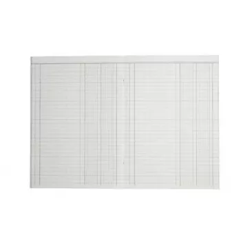 KOENIG & EBHARDT Libro de columnas A4 2 columnas 32 líneas 80 hojas 160 páginas verde
