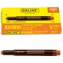 ONLINE 17174/12 Cartuchos de tinta para pluma estilográfica naranja pack de 5
