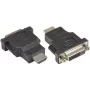 GoodConnections adaptador de vídeo DVI-D a HDMI, DVI-D hembra a HDMI macho, 24+1 pines, negro