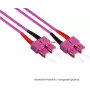 Good Connections cable de conexión de fibra óptica dúplex OM4 (multimodo 50/125) SC/ST - 7,5 m