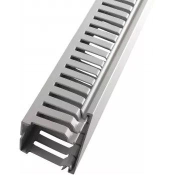 LICATEC canaleta de cables B 25 x H 75 mm DIN 7640-1