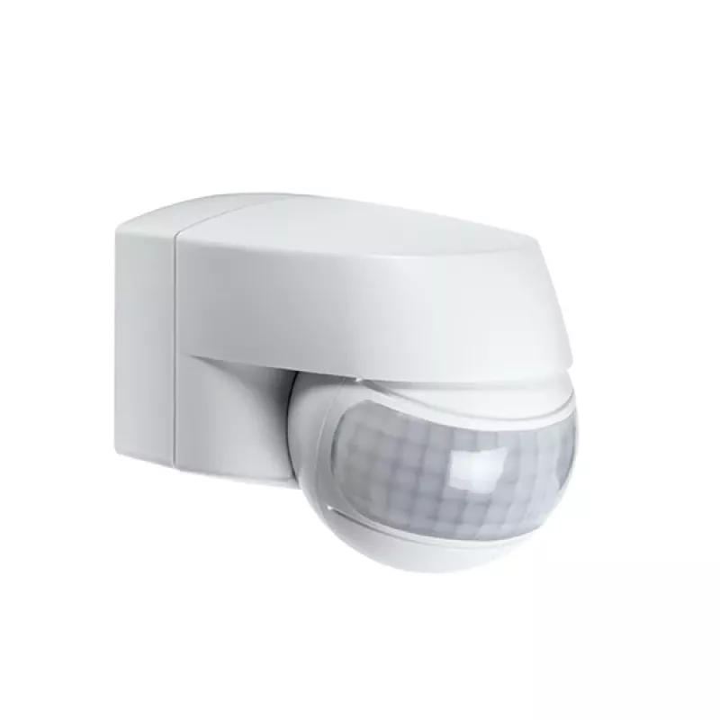 ESYLUX MD 120 detector de movimiento 12 m montaje en pared blanco IP44 2000 lux 2,5 m