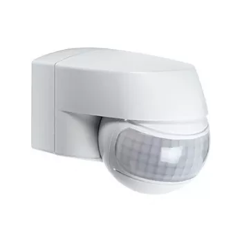 ESYLUX MD 200 detector de movimiento PIR con cable de montaje en pared 12 m de alcance blanco IP44 2000 lux