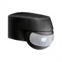 ESYLUX MD 200 detector de movimiento por infrarrojos pasivo, 12 m de alcance, montaje en pared, negro, IP44, 2000 lux, 2,5 m