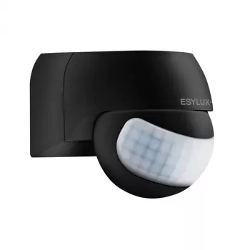 ESYLUX MD 180 Basic detector de movimiento PIR con cable 180° 12 m negro IP44 2,5 m