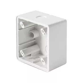 ESYLUX EM10055164 caja de superficie para detectores MD180i/PD180i, IP20/44, blanca